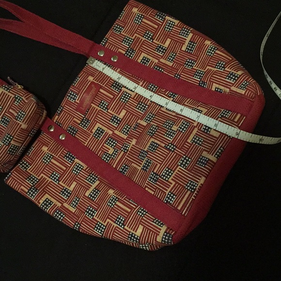 Longaberger American Flag Retired Tote & Key/Coin - Picture 7 of 8